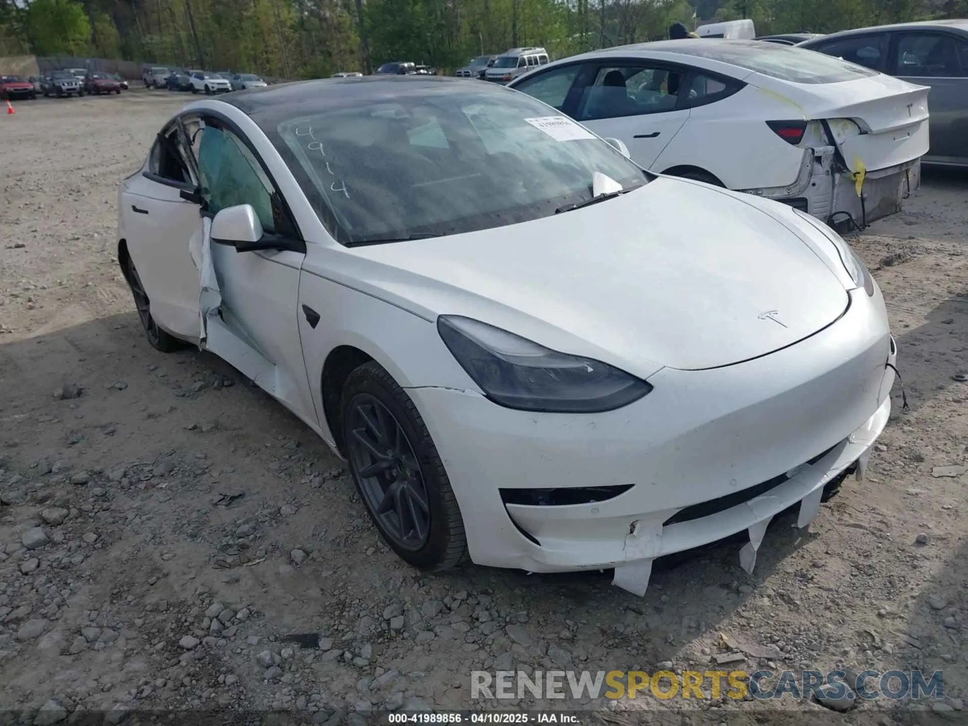 1 Photograph of a damaged car 5YJ3E1EA9NF124914 TESLA MODEL 3 2022