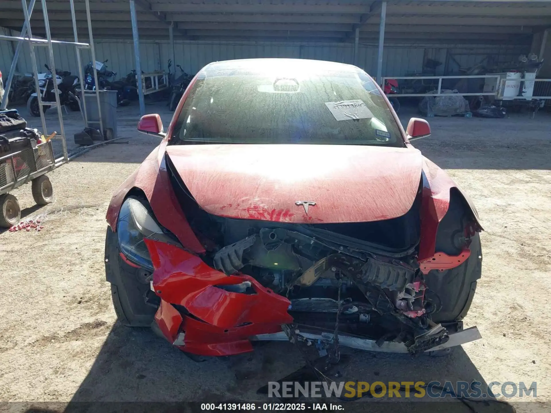 11 Photograph of a damaged car 5YJ3E1EA9NF186202 TESLA MODEL 3 2022
