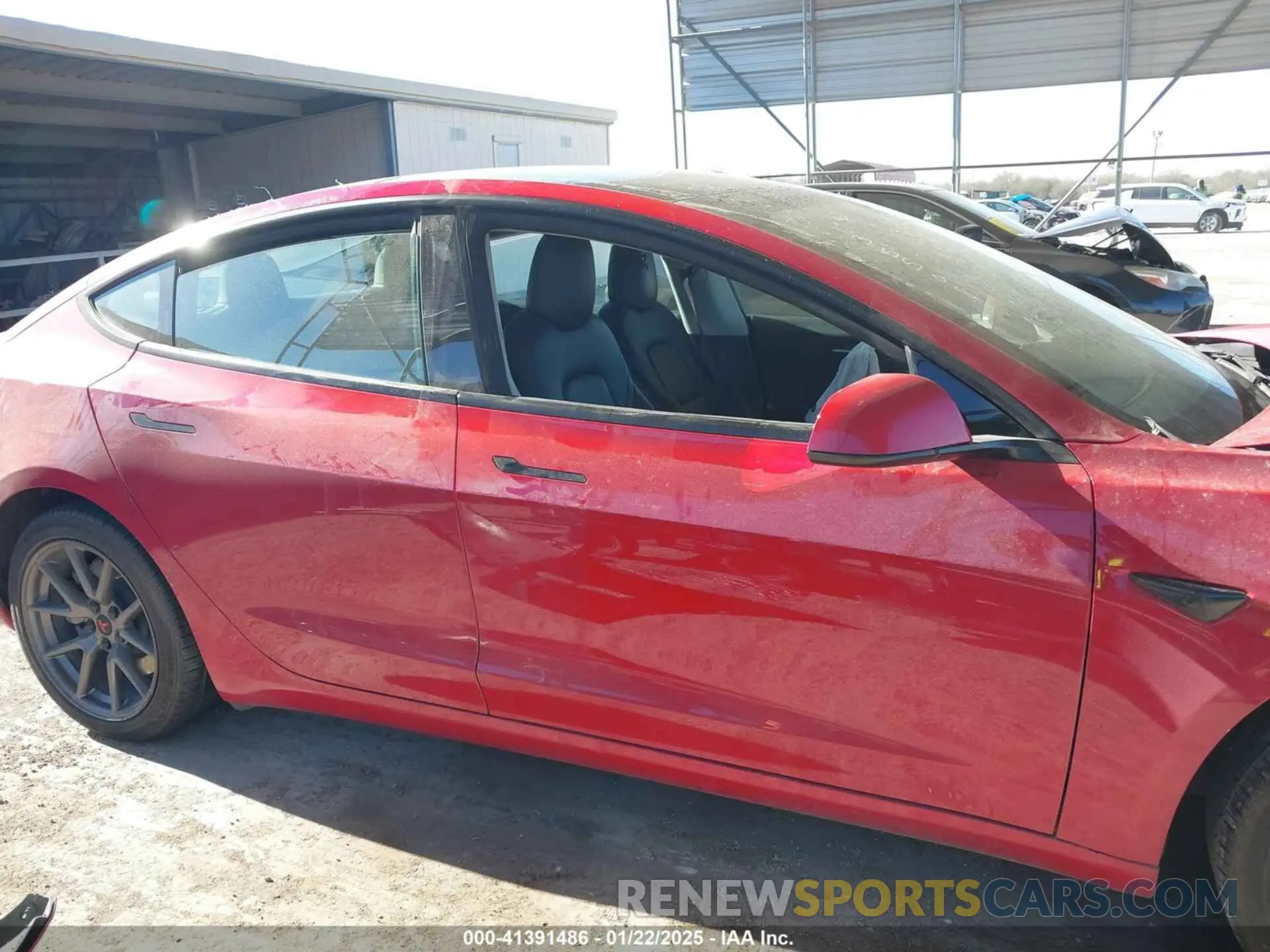 12 Photograph of a damaged car 5YJ3E1EA9NF186202 TESLA MODEL 3 2022