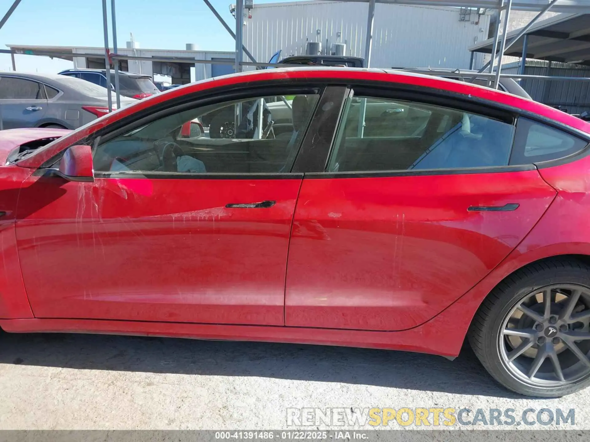 13 Photograph of a damaged car 5YJ3E1EA9NF186202 TESLA MODEL 3 2022