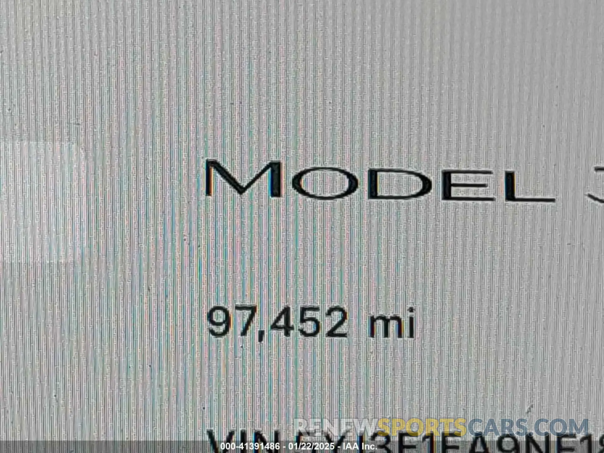 14 Photograph of a damaged car 5YJ3E1EA9NF186202 TESLA MODEL 3 2022