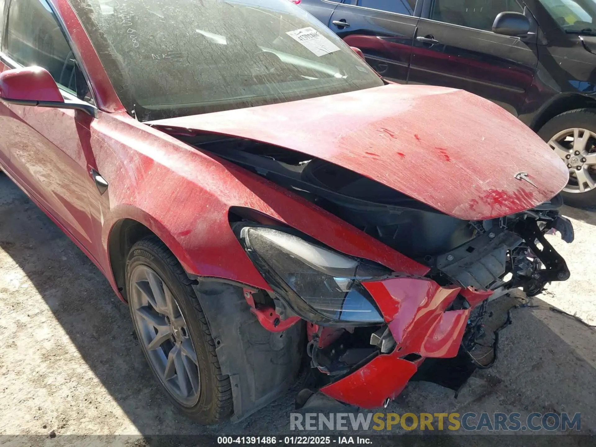 6 Photograph of a damaged car 5YJ3E1EA9NF186202 TESLA MODEL 3 2022