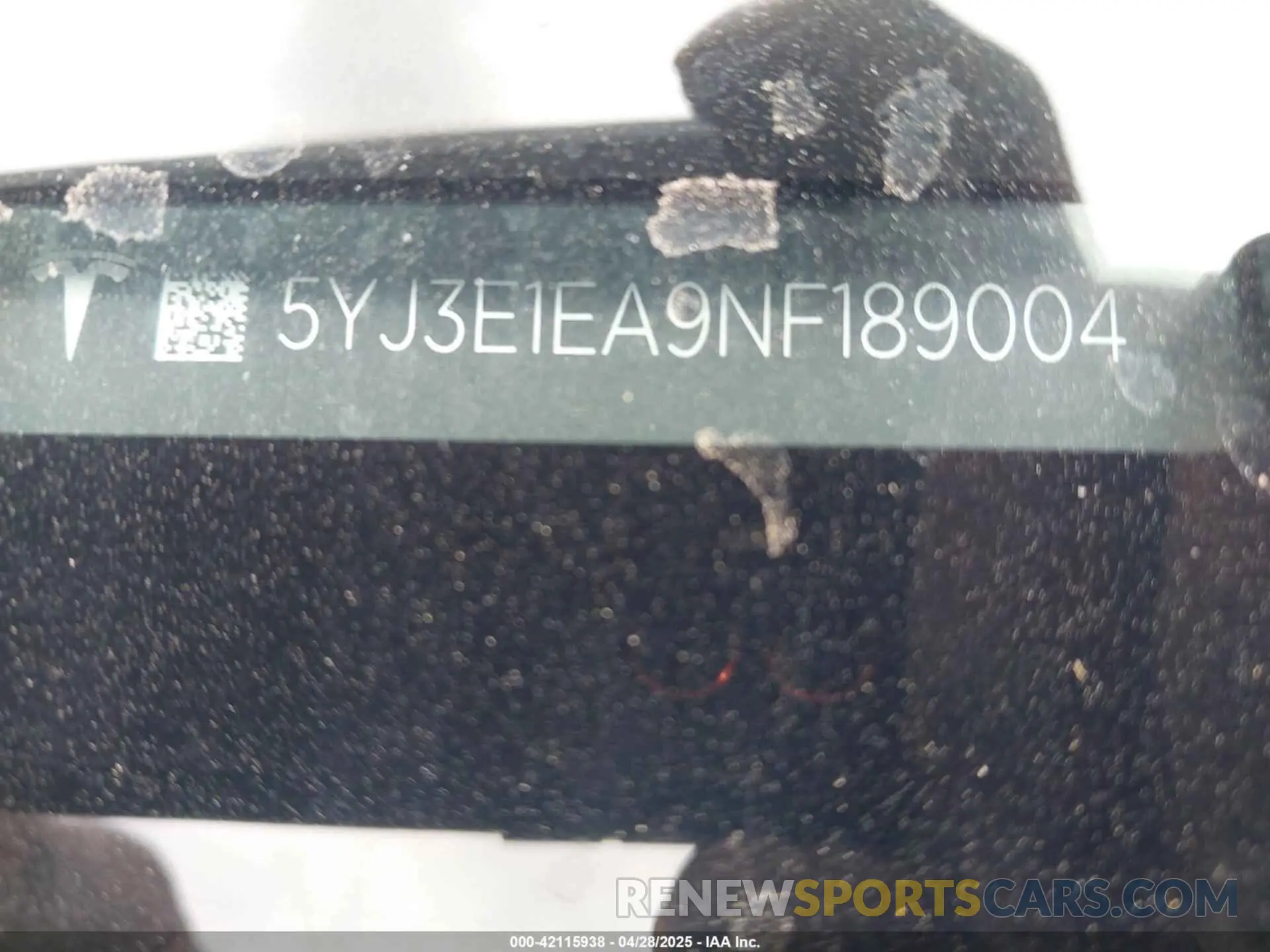 9 Photograph of a damaged car 5YJ3E1EA9NF189004 TESLA MODEL 3 2022