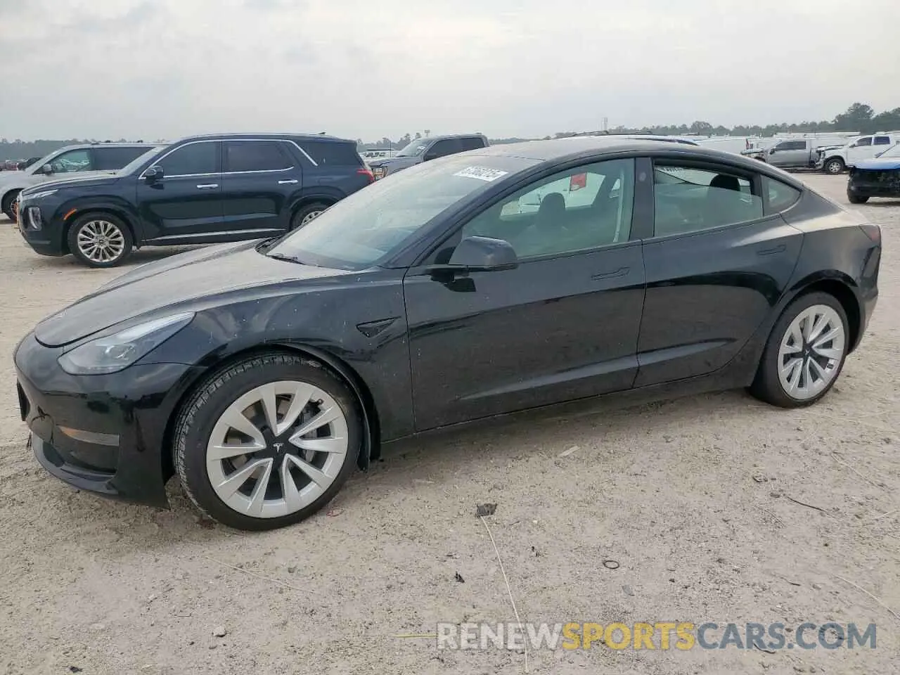 1 Photograph of a damaged car 5YJ3E1EA9NF201815 TESLA MODEL 3 2022