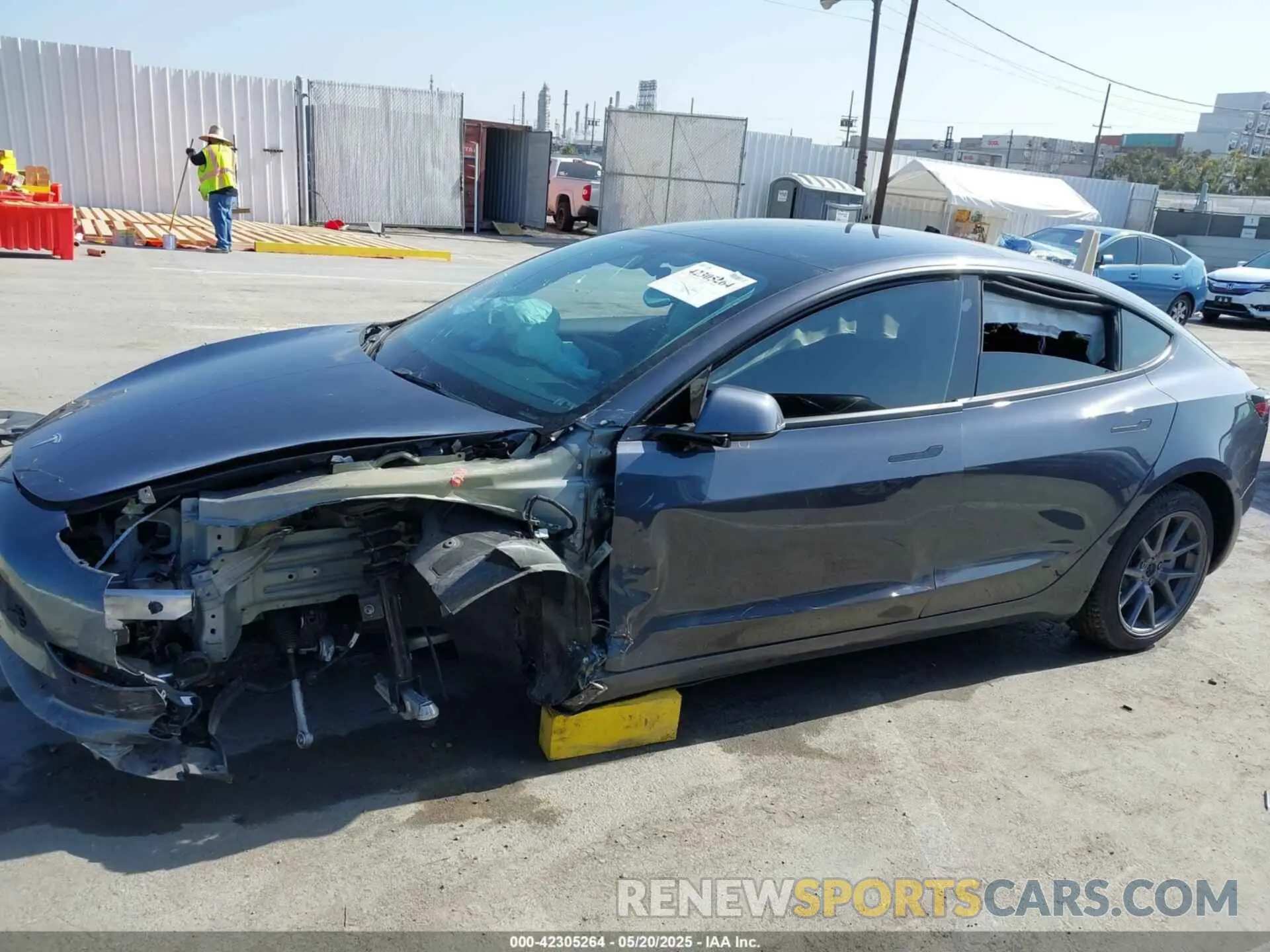13 Photograph of a damaged car 5YJ3E1EA9NF212412 TESLA MODEL 3 2022
