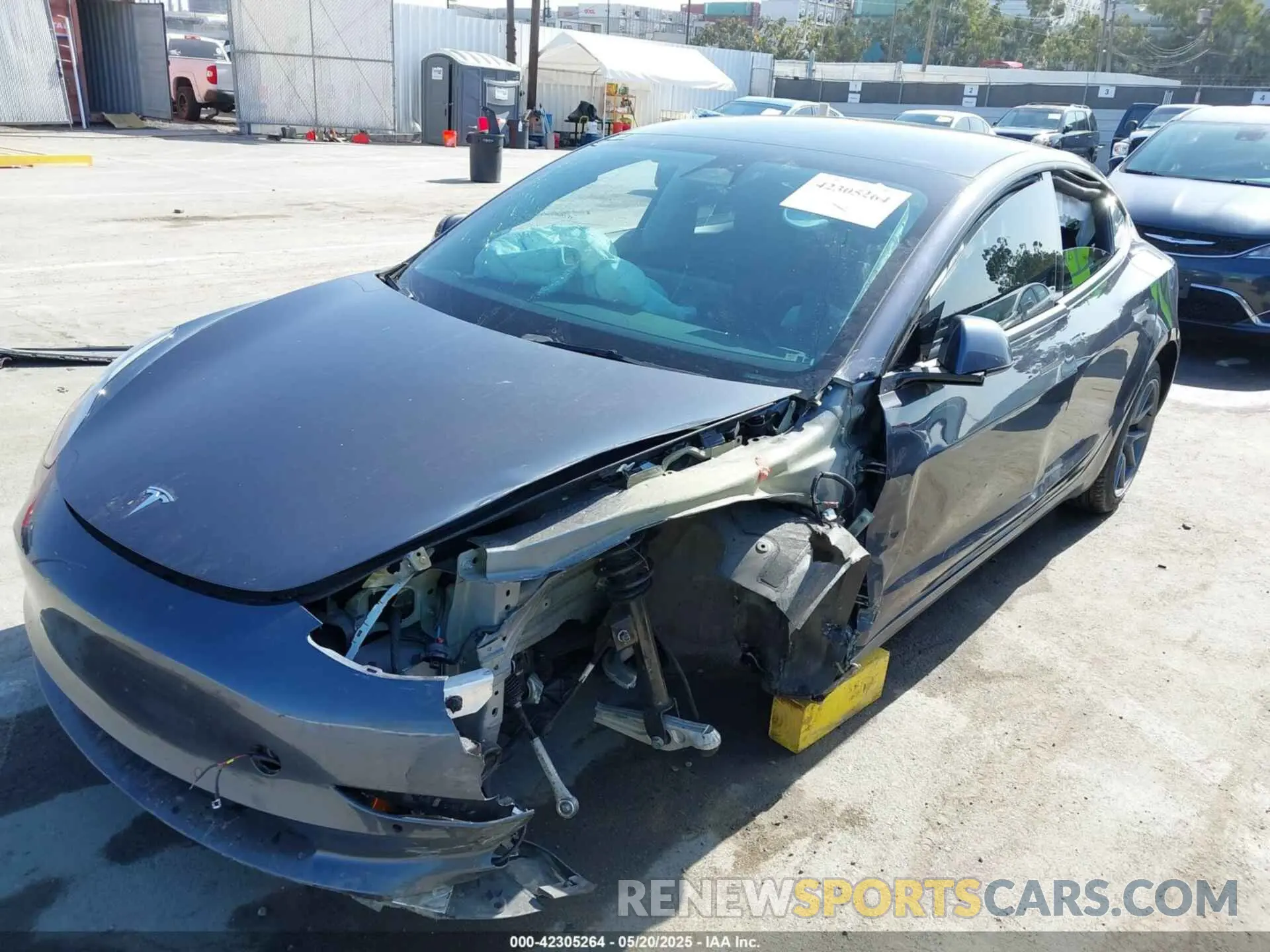6 Photograph of a damaged car 5YJ3E1EA9NF212412 TESLA MODEL 3 2022
