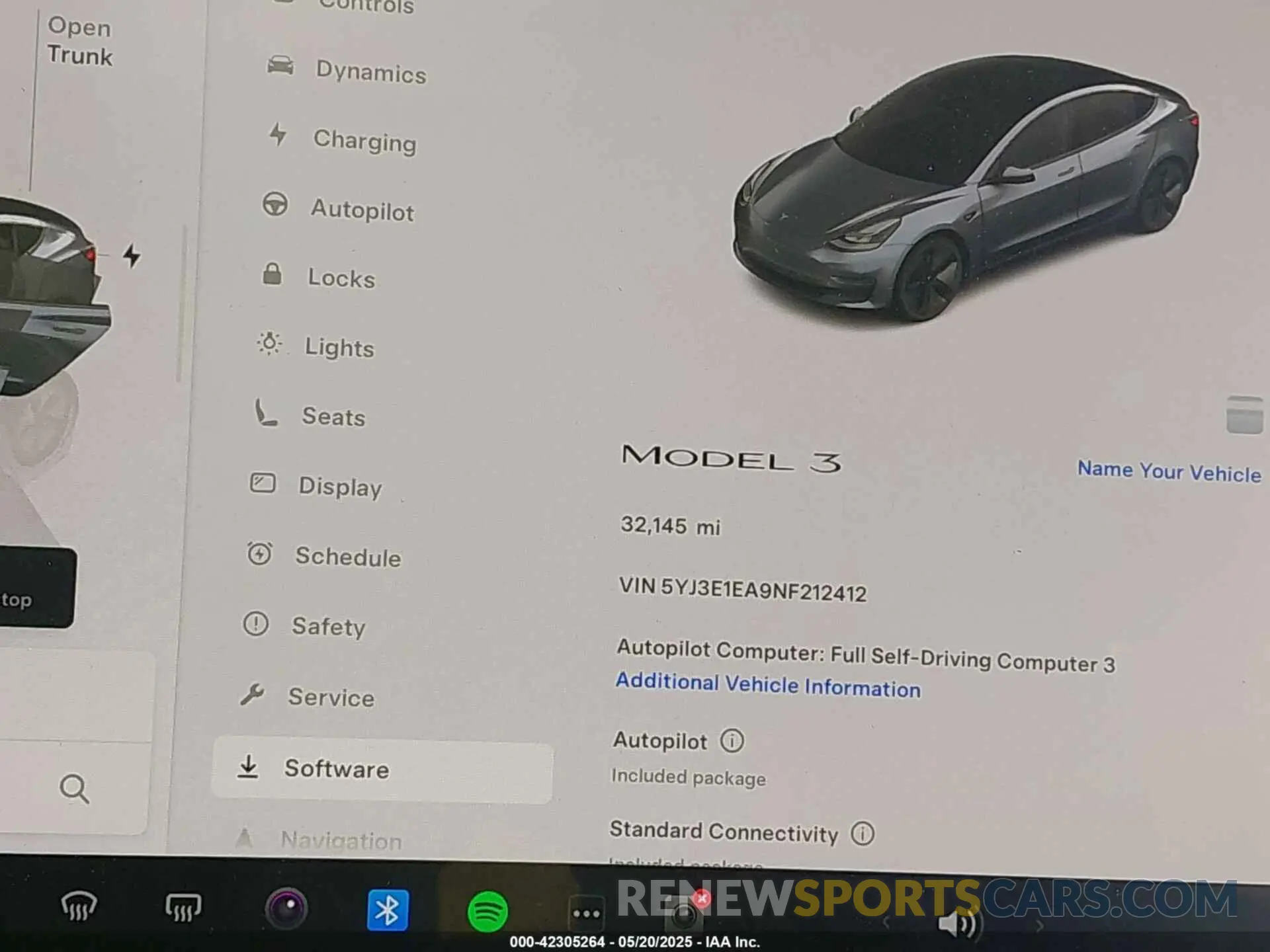 7 Photograph of a damaged car 5YJ3E1EA9NF212412 TESLA MODEL 3 2022