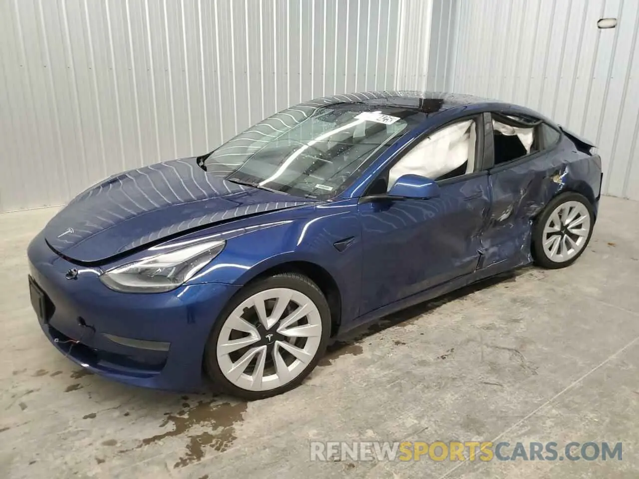 1 Фотография поврежденного автомобиля 5YJ3E1EA9NF286476 TESLA MODEL 3 2022