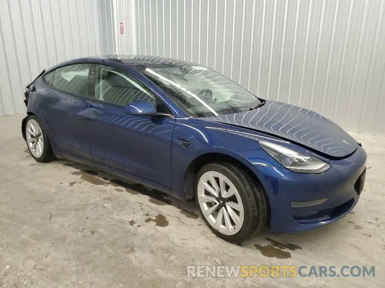 4 Фотография поврежденного автомобиля 5YJ3E1EA9NF286476 TESLA MODEL 3 2022