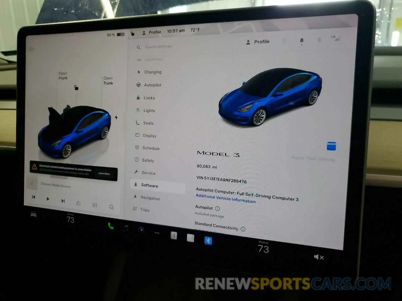 9 Фотография поврежденного автомобиля 5YJ3E1EA9NF286476 TESLA MODEL 3 2022