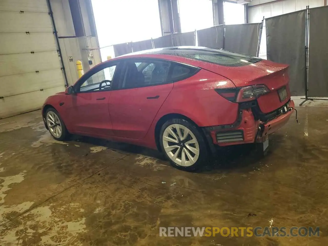 2 Фотография поврежденного автомобиля 5YJ3E1EA9NF290379 TESLA MODEL 3 2022