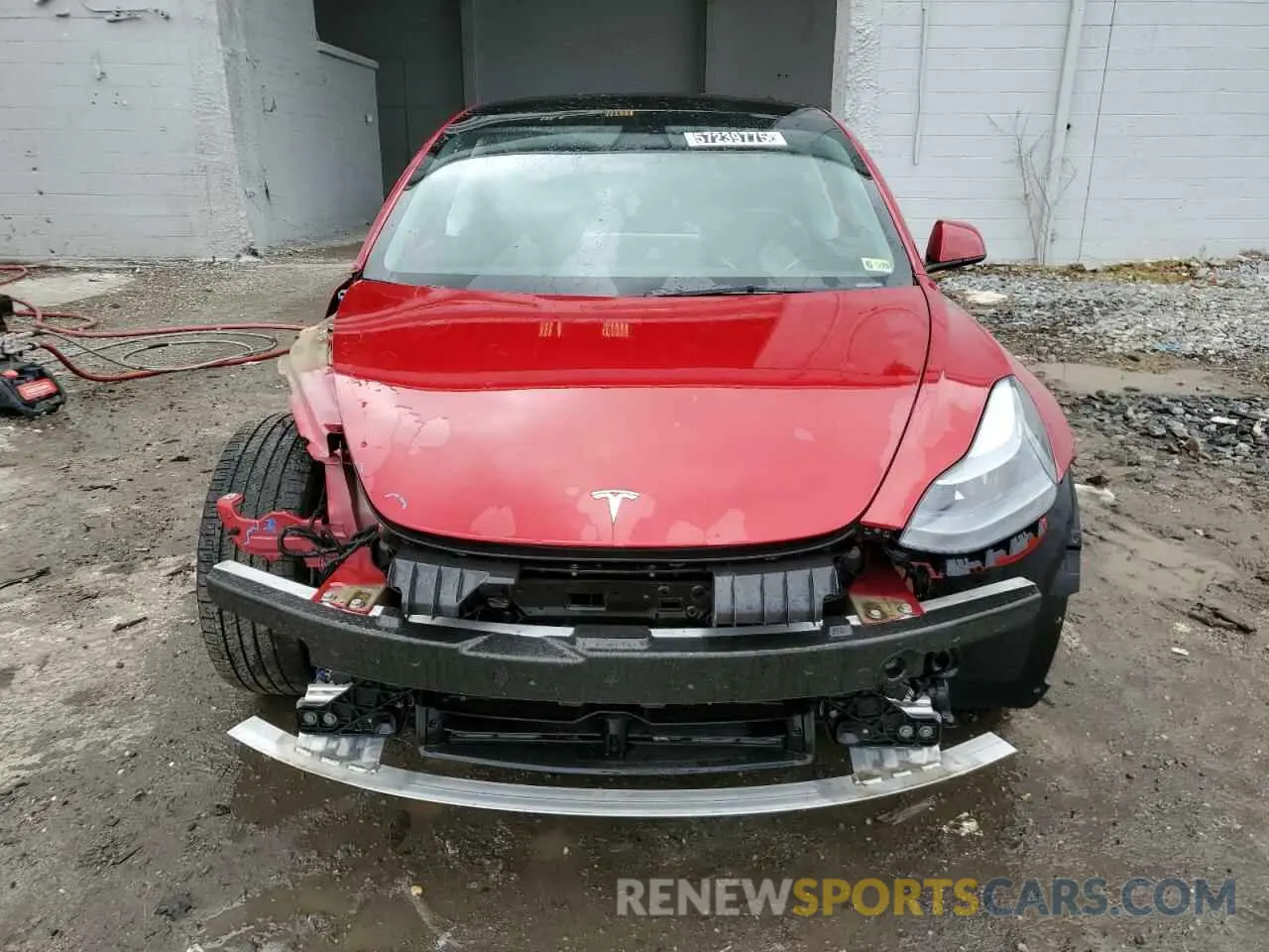 5 Photograph of a damaged car 5YJ3E1EA9NF291189 TESLA MODEL 3 2022