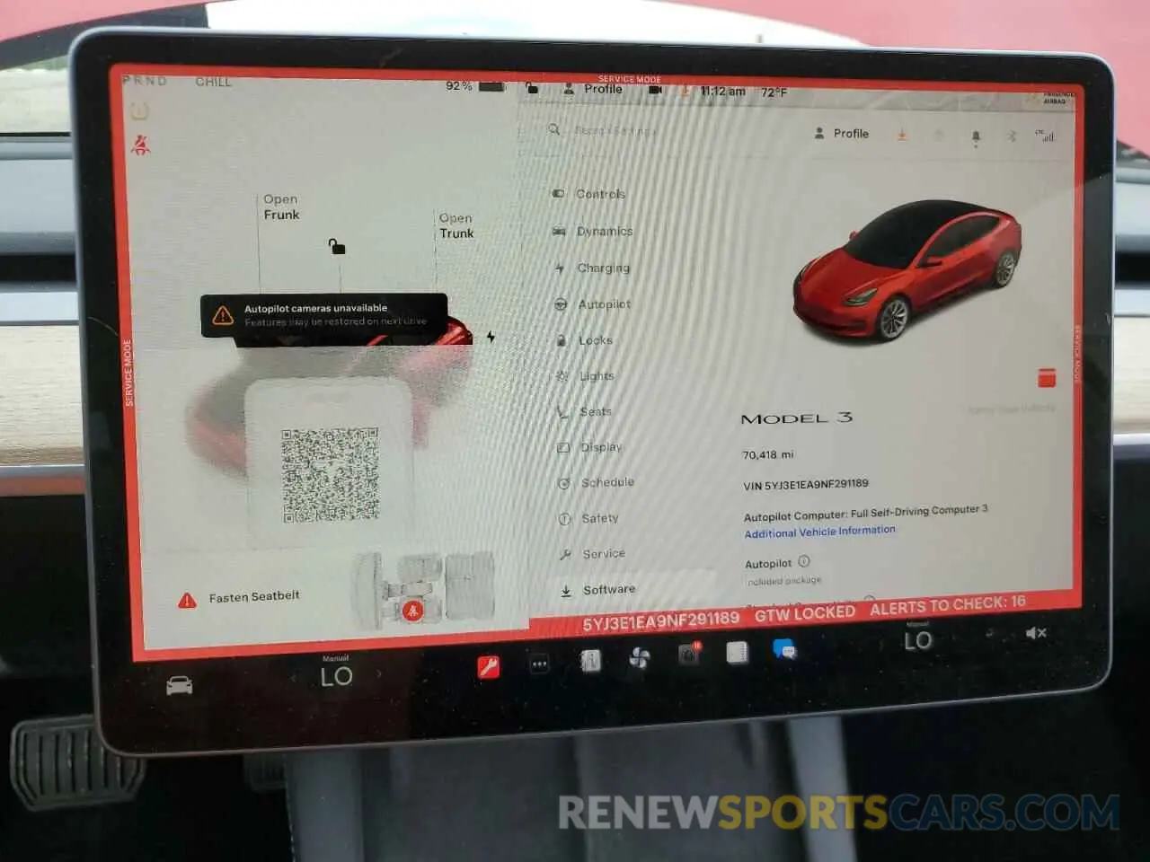 9 Photograph of a damaged car 5YJ3E1EA9NF291189 TESLA MODEL 3 2022