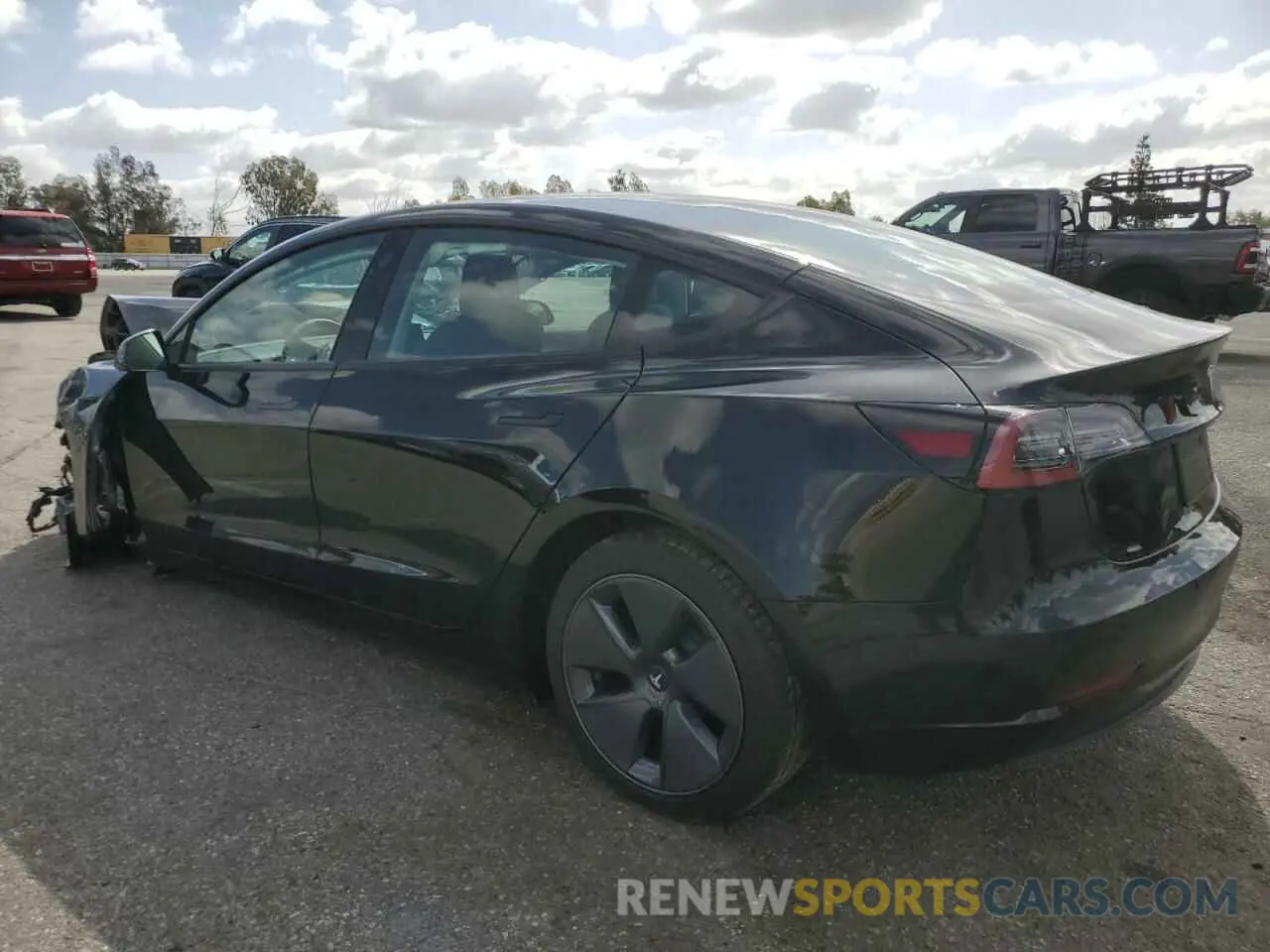 2 Фотография поврежденного автомобиля 5YJ3E1EA9NF342612 TESLA MODEL 3 2022