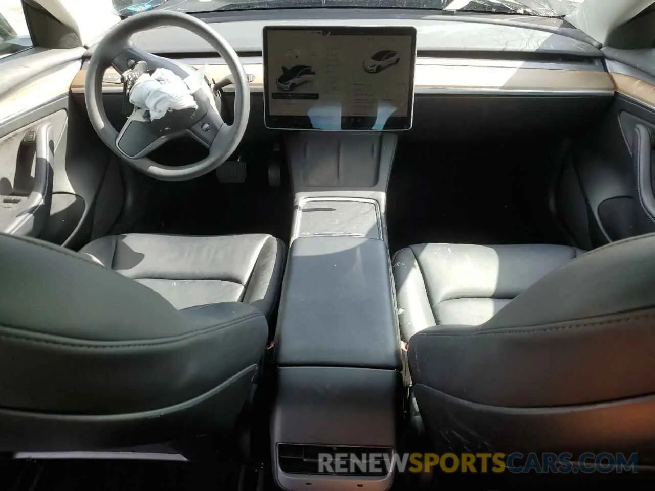8 Фотография поврежденного автомобиля 5YJ3E1EA9NF342612 TESLA MODEL 3 2022