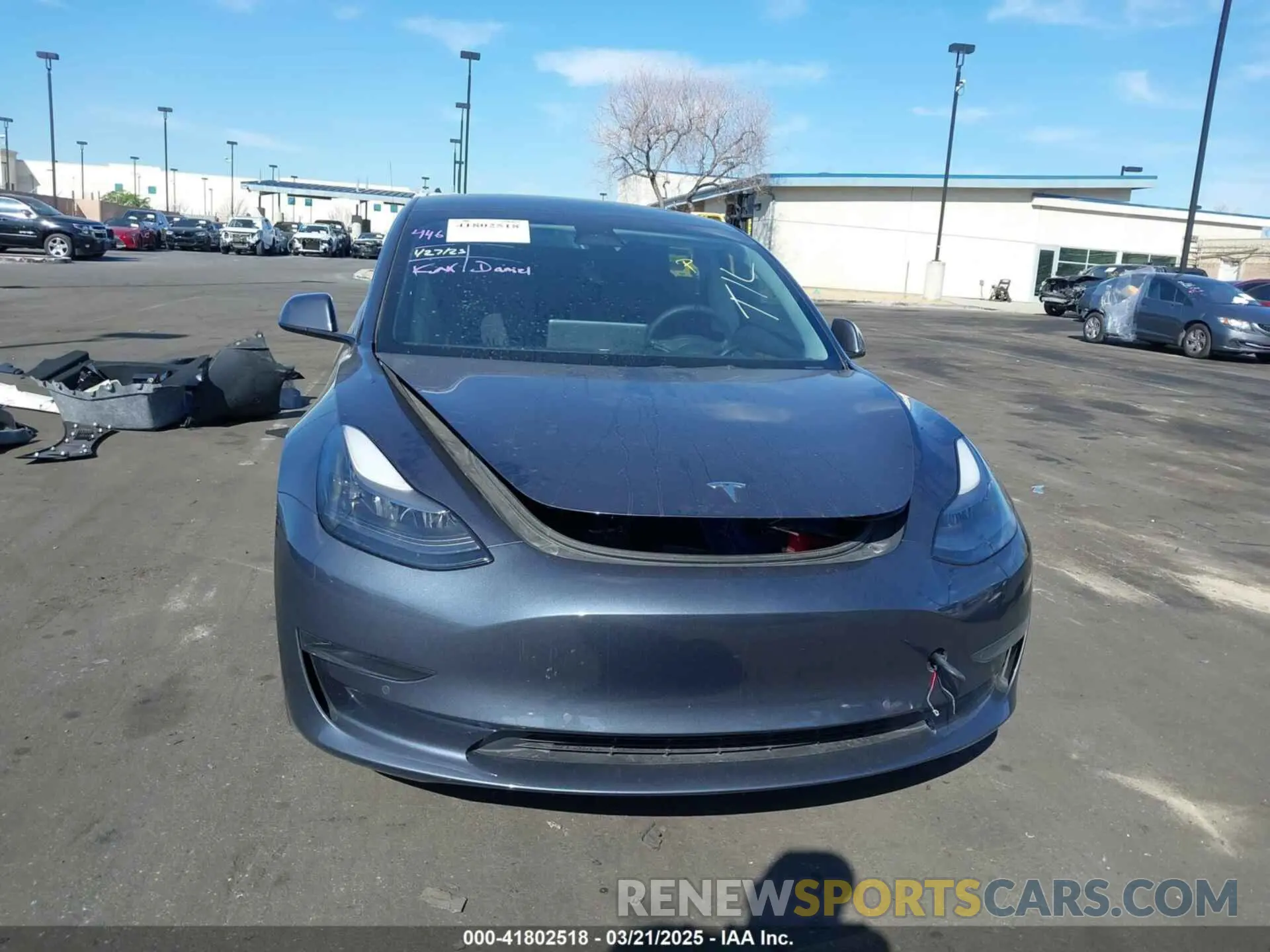 13 Photograph of a damaged car 5YJ3E1EA9NF343579 TESLA MODEL 3 2022