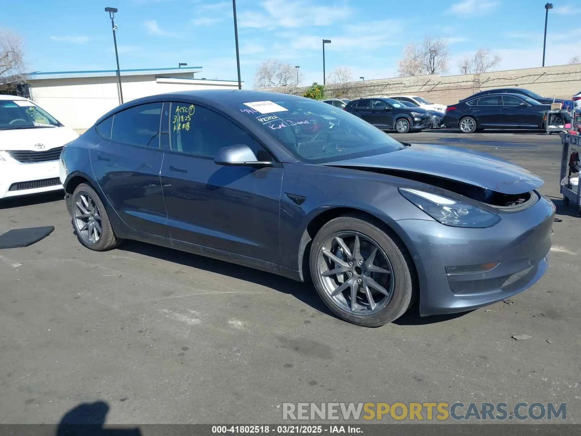 14 Photograph of a damaged car 5YJ3E1EA9NF343579 TESLA MODEL 3 2022