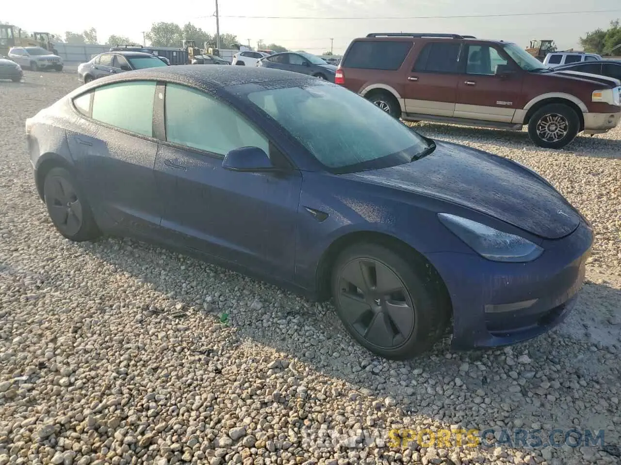 4 Фотография поврежденного автомобиля 5YJ3E1EA9NF345347 TESLA MODEL 3 2022