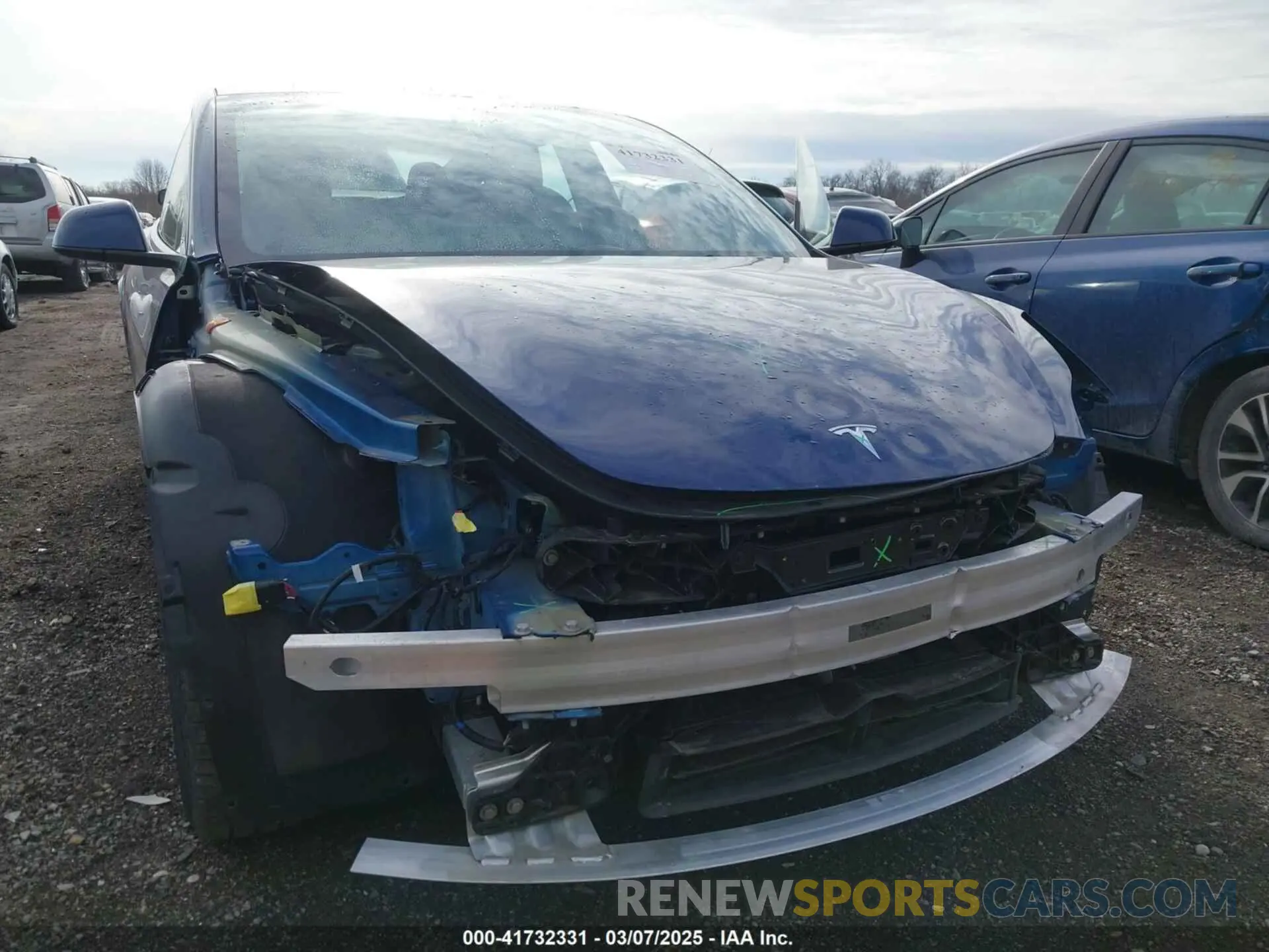 6 Photograph of a damaged car 5YJ3E1EA9NF345915 TESLA MODEL 3 2022