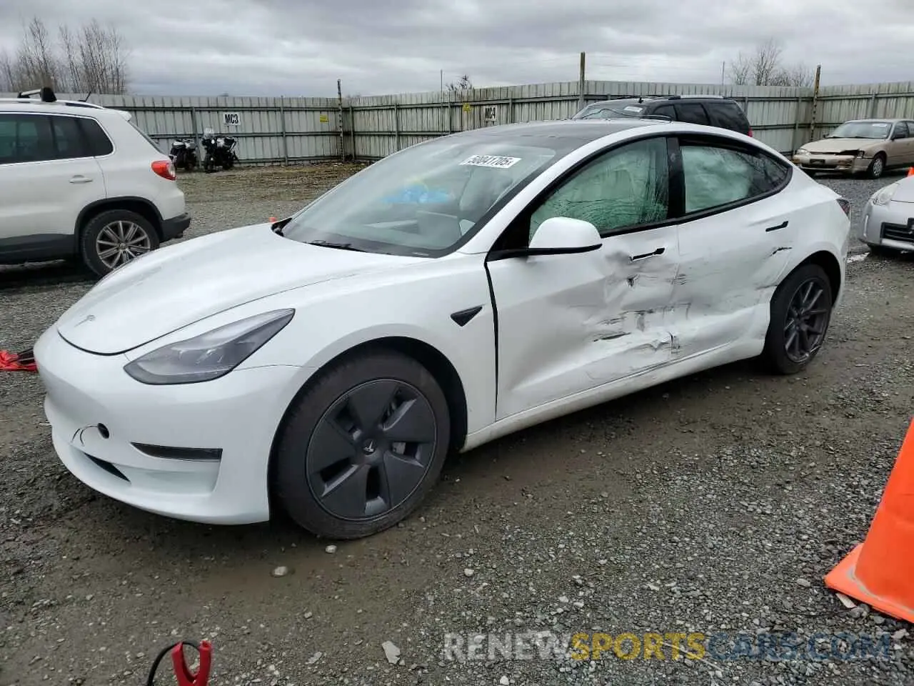 1 Фотография поврежденного автомобиля 5YJ3E1EA9NF360138 TESLA MODEL 3 2022