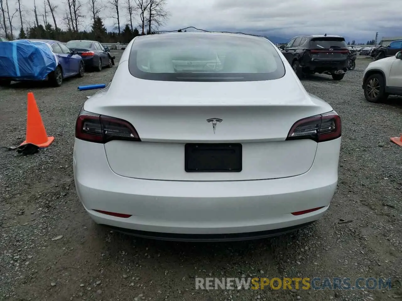 6 Фотография поврежденного автомобиля 5YJ3E1EA9NF360138 TESLA MODEL 3 2022