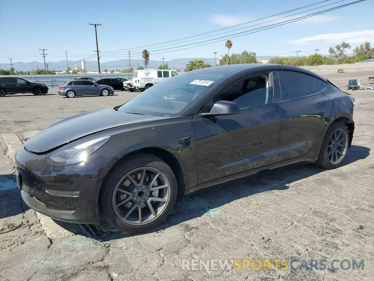 1 Фотография поврежденного автомобиля 5YJ3E1EA9NF362021 TESLA MODEL 3 2022