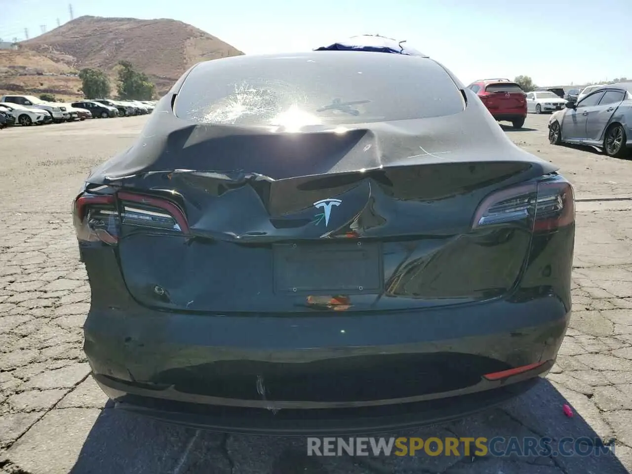 6 Фотография поврежденного автомобиля 5YJ3E1EA9NF362021 TESLA MODEL 3 2022