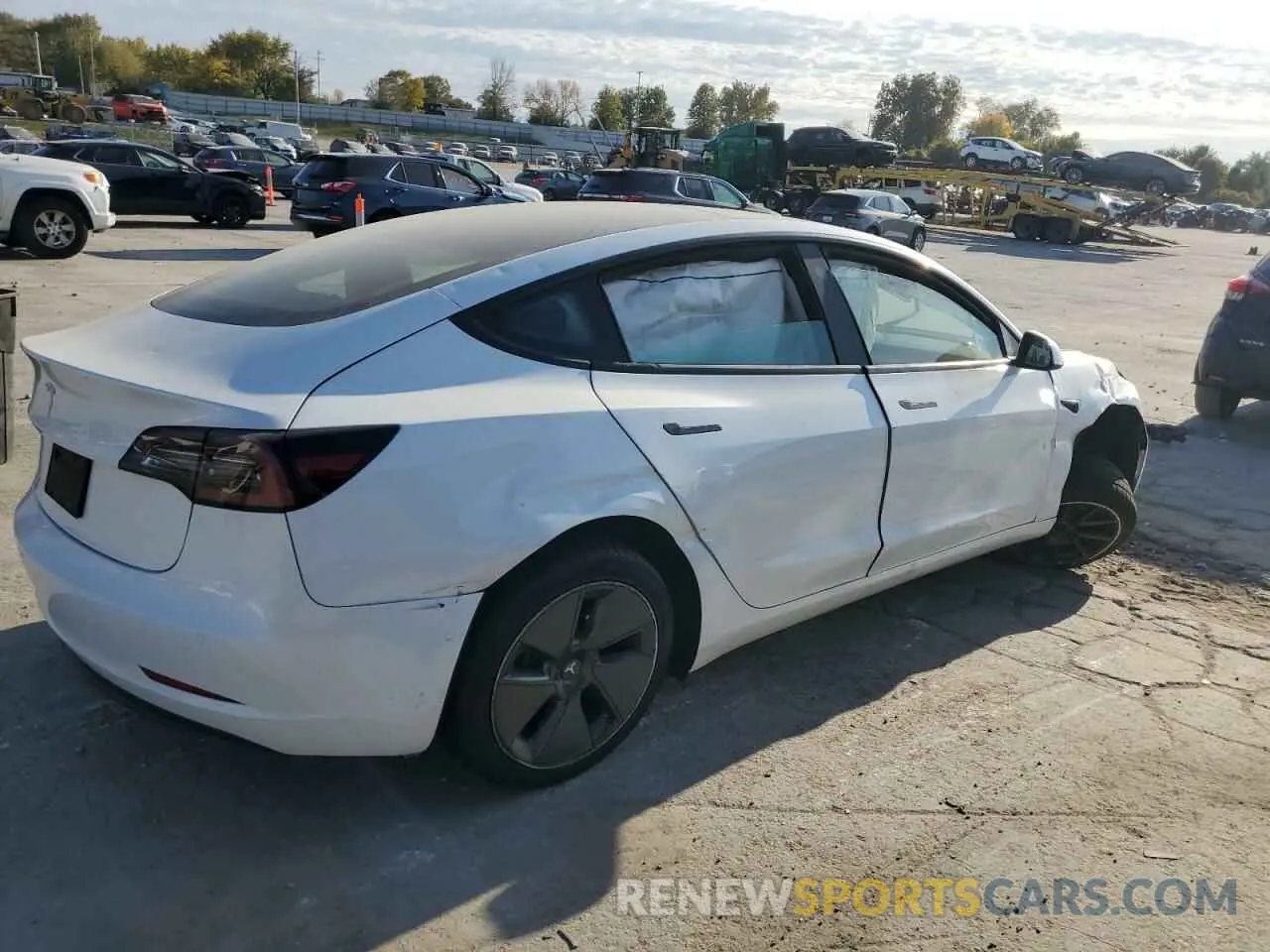 3 Фотография поврежденного автомобиля 5YJ3E1EA9NF368613 TESLA MODEL 3 2022