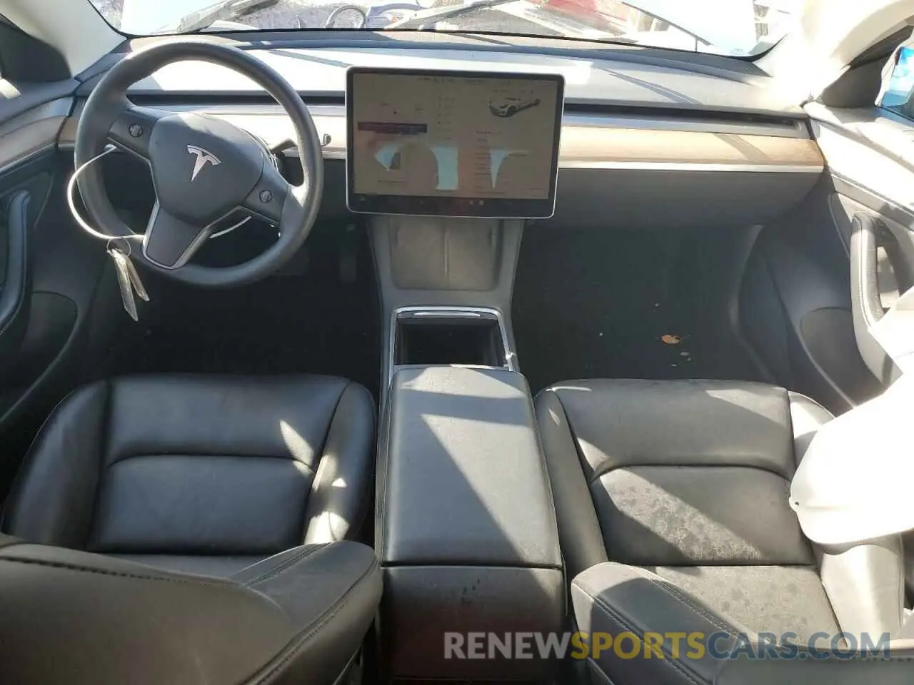 8 Фотография поврежденного автомобиля 5YJ3E1EA9NF368613 TESLA MODEL 3 2022