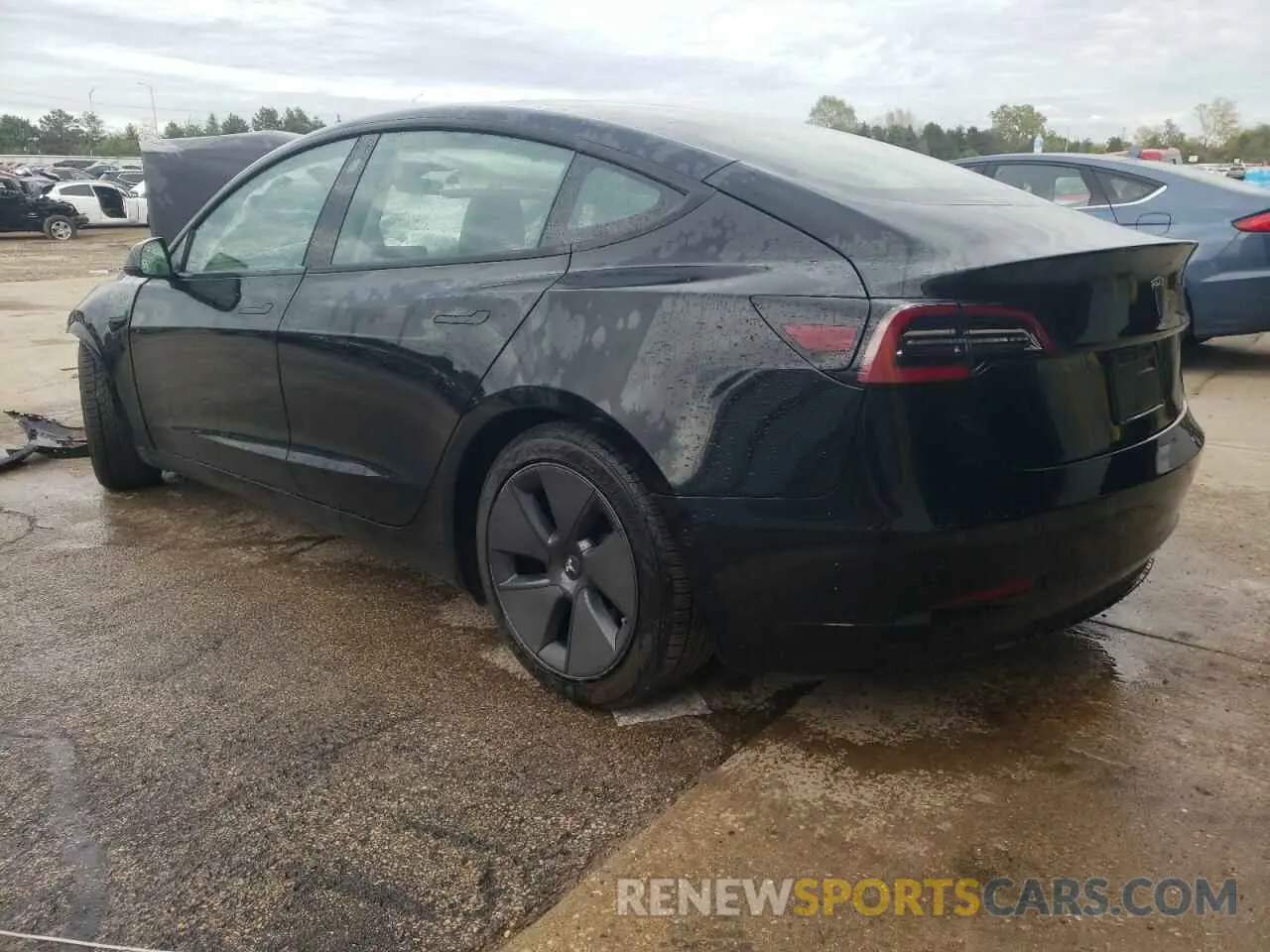 2 Фотография поврежденного автомобиля 5YJ3E1EA9NF371172 TESLA MODEL 3 2022