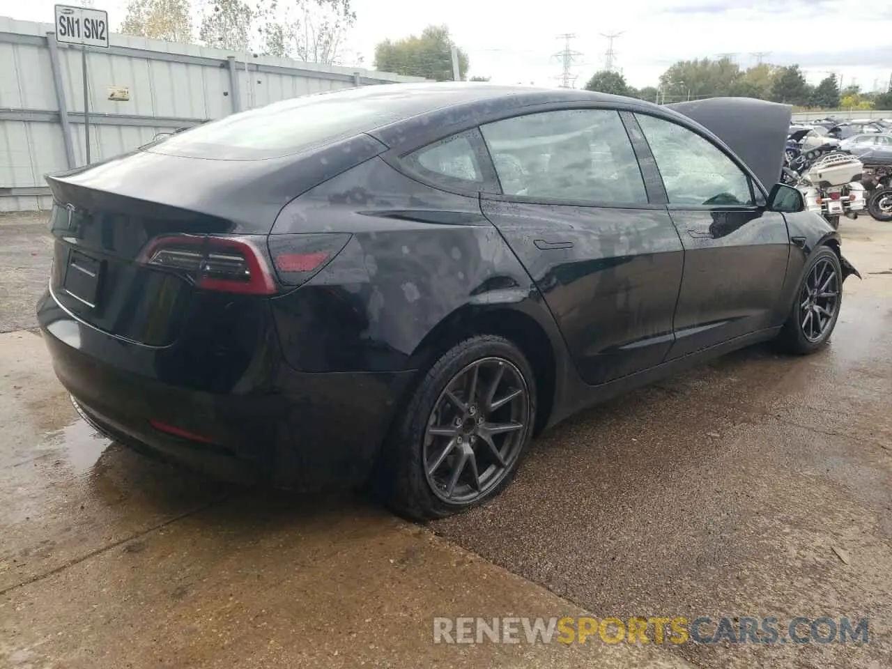 3 Фотография поврежденного автомобиля 5YJ3E1EA9NF371172 TESLA MODEL 3 2022
