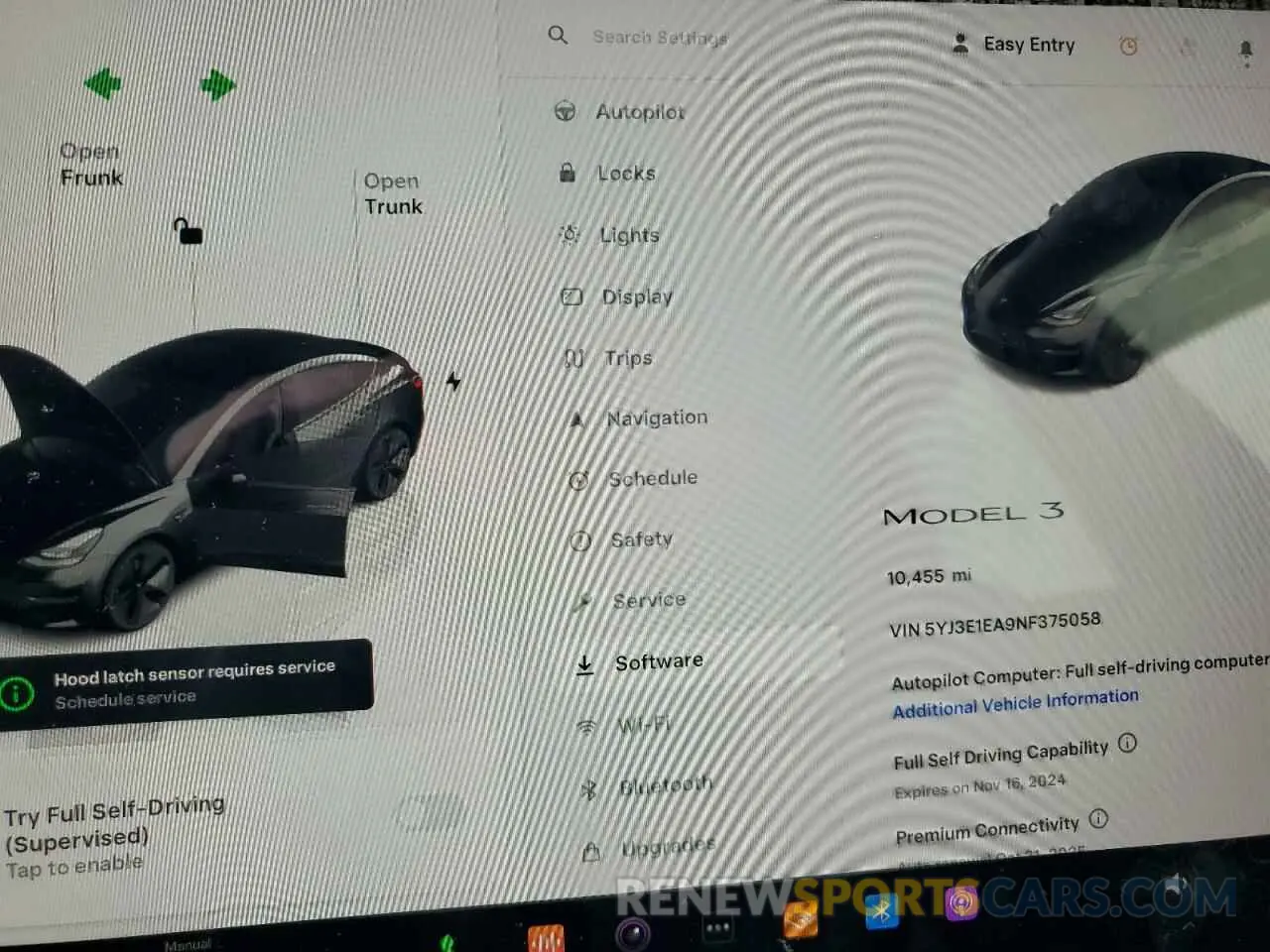 9 Photograph of a damaged car 5YJ3E1EA9NF375058 TESLA MODEL 3 2022