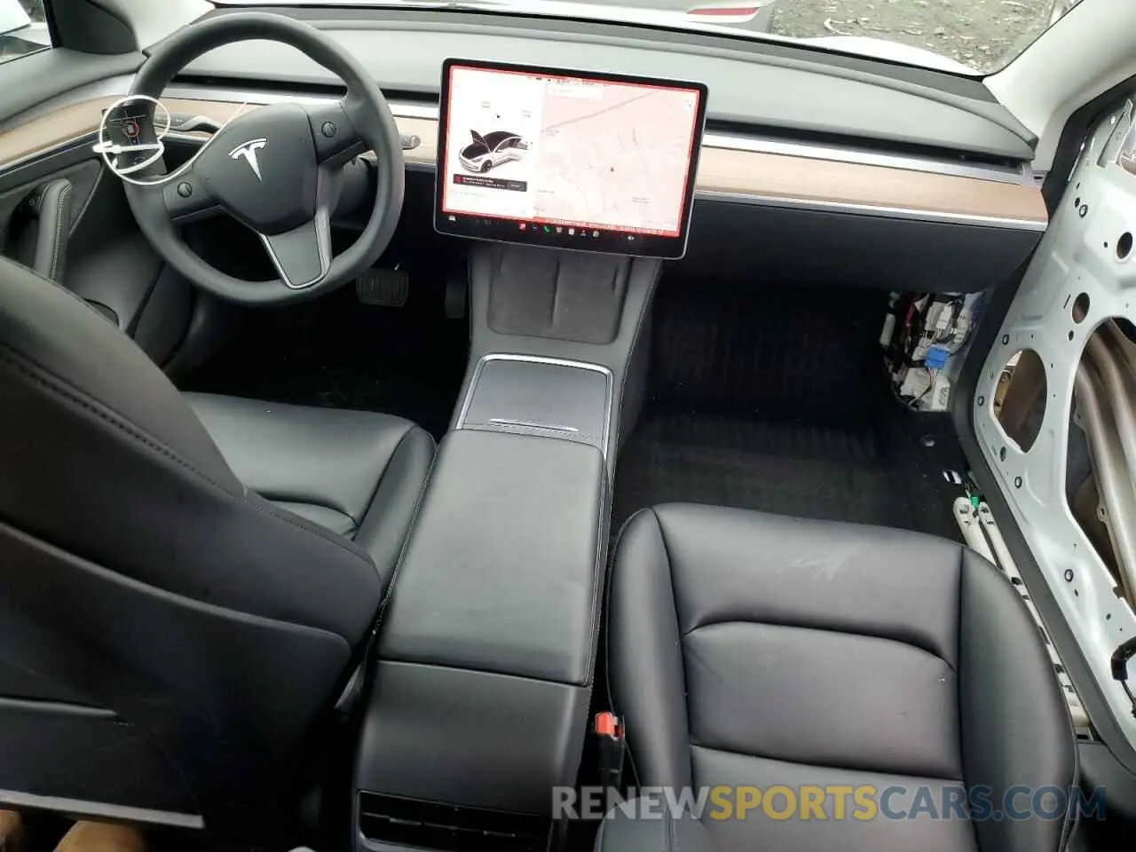 8 Photograph of a damaged car 5YJ3E1EAXNF114036 TESLA MODEL 3 2022