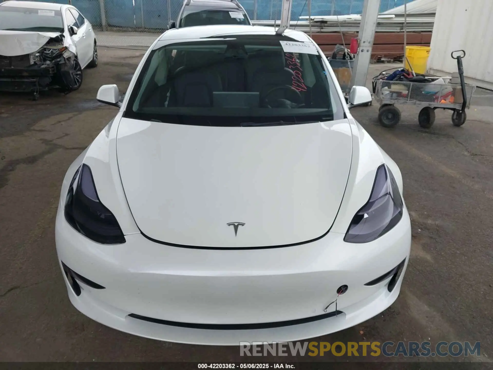 12 Фотография поврежденного автомобиля 5YJ3E1EAXNF117101 TESLA MODEL 3 2022