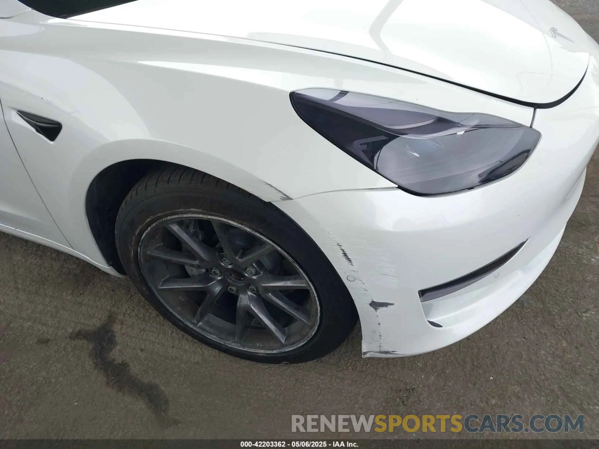 20 Фотография поврежденного автомобиля 5YJ3E1EAXNF117101 TESLA MODEL 3 2022