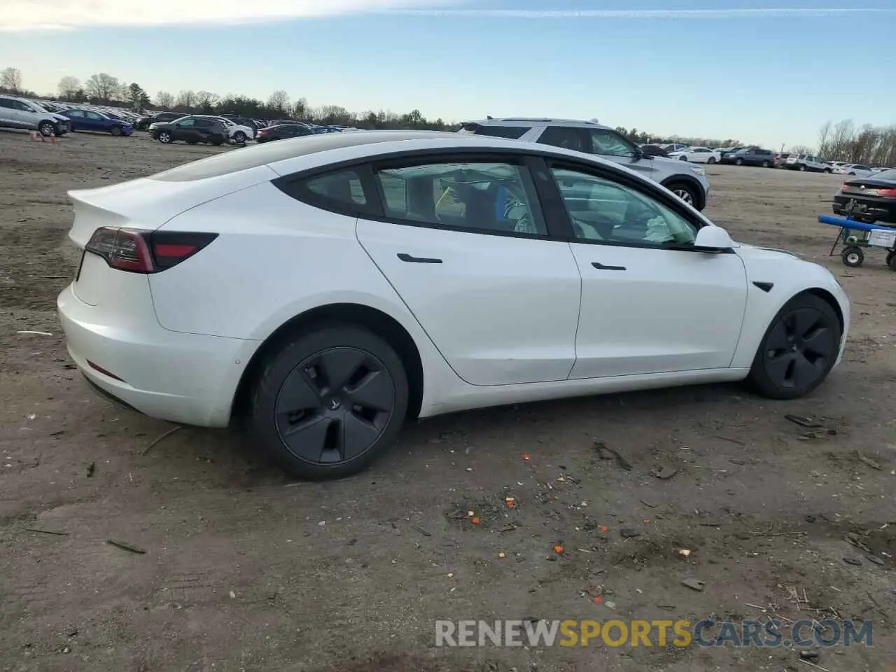 3 Photograph of a damaged car 5YJ3E1EAXNF119012 TESLA MODEL 3 2022