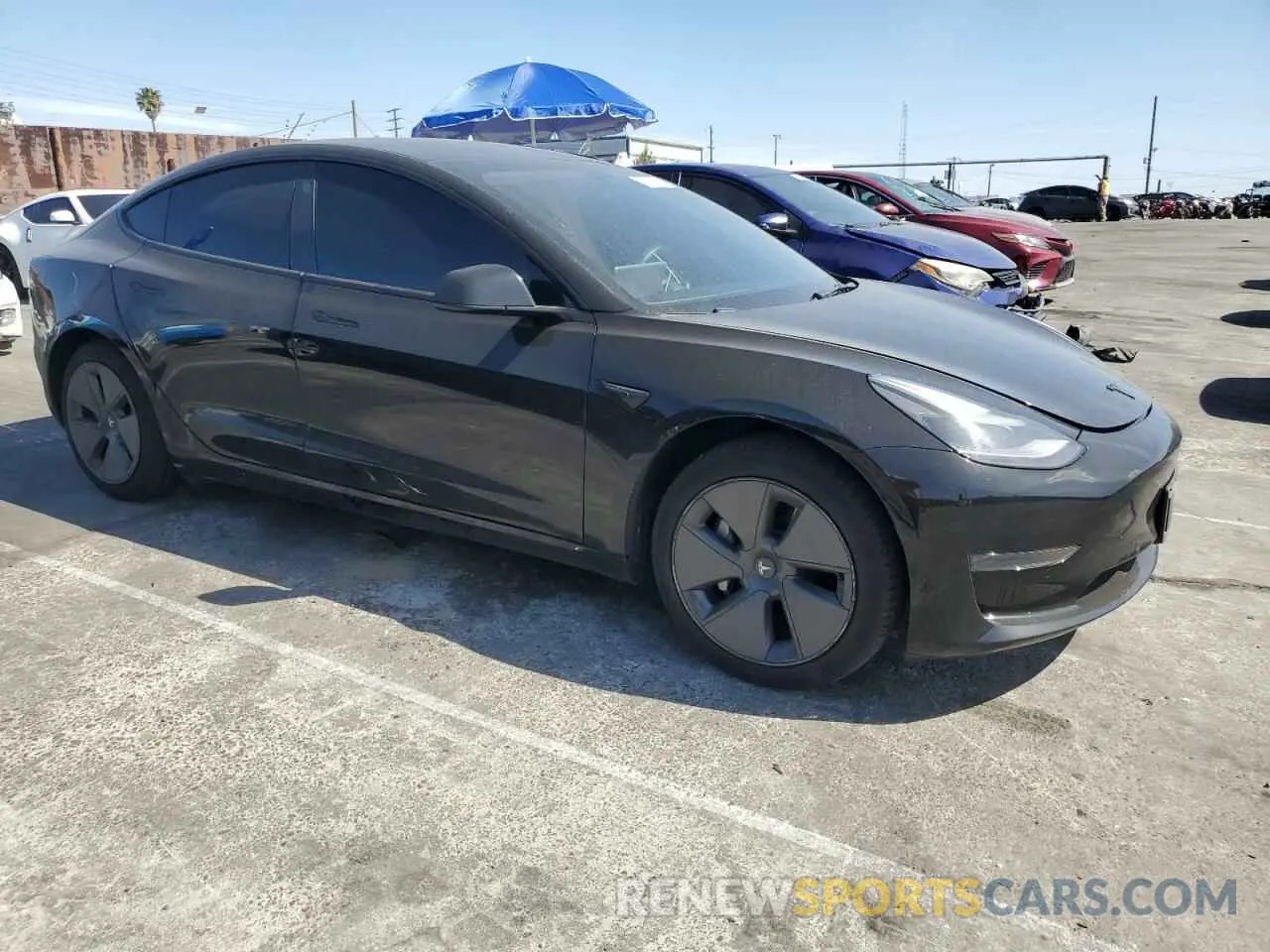 4 Фотография поврежденного автомобиля 5YJ3E1EAXNF120970 TESLA MODEL 3 2022