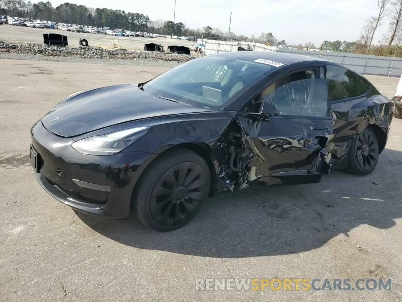 1 Фотография поврежденного автомобиля 5YJ3E1EAXNF185818 TESLA MODEL 3 2022