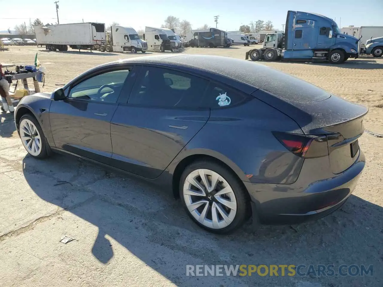 2 Photograph of a damaged car 5YJ3E1EAXNF211544 TESLA MODEL 3 2022