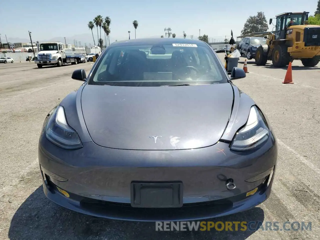 5 Photograph of a damaged car 5YJ3E1EAXNF251588 TESLA MODEL 3 2022