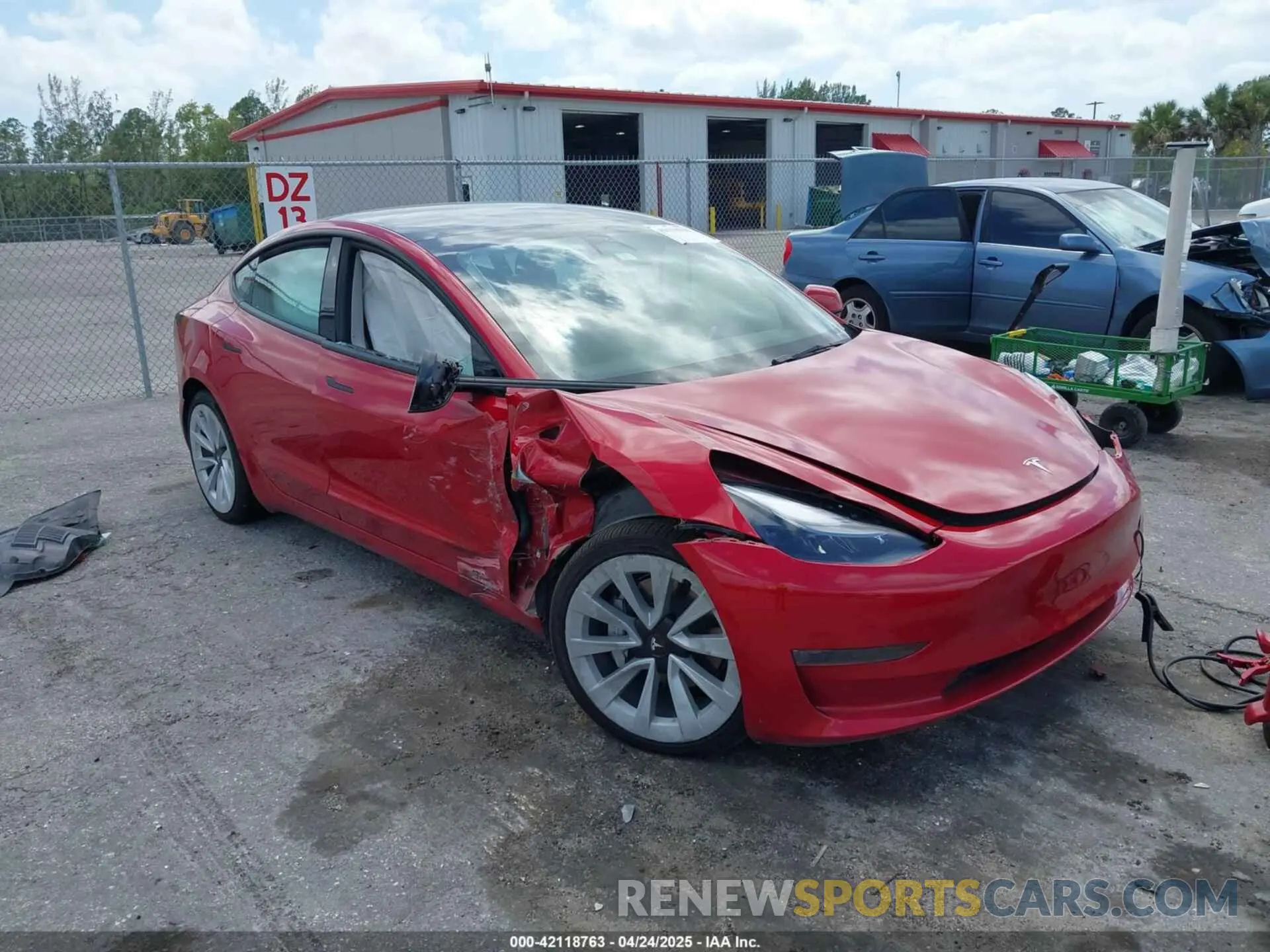1 Фотография поврежденного автомобиля 5YJ3E1EAXNF288351 TESLA MODEL 3 2022