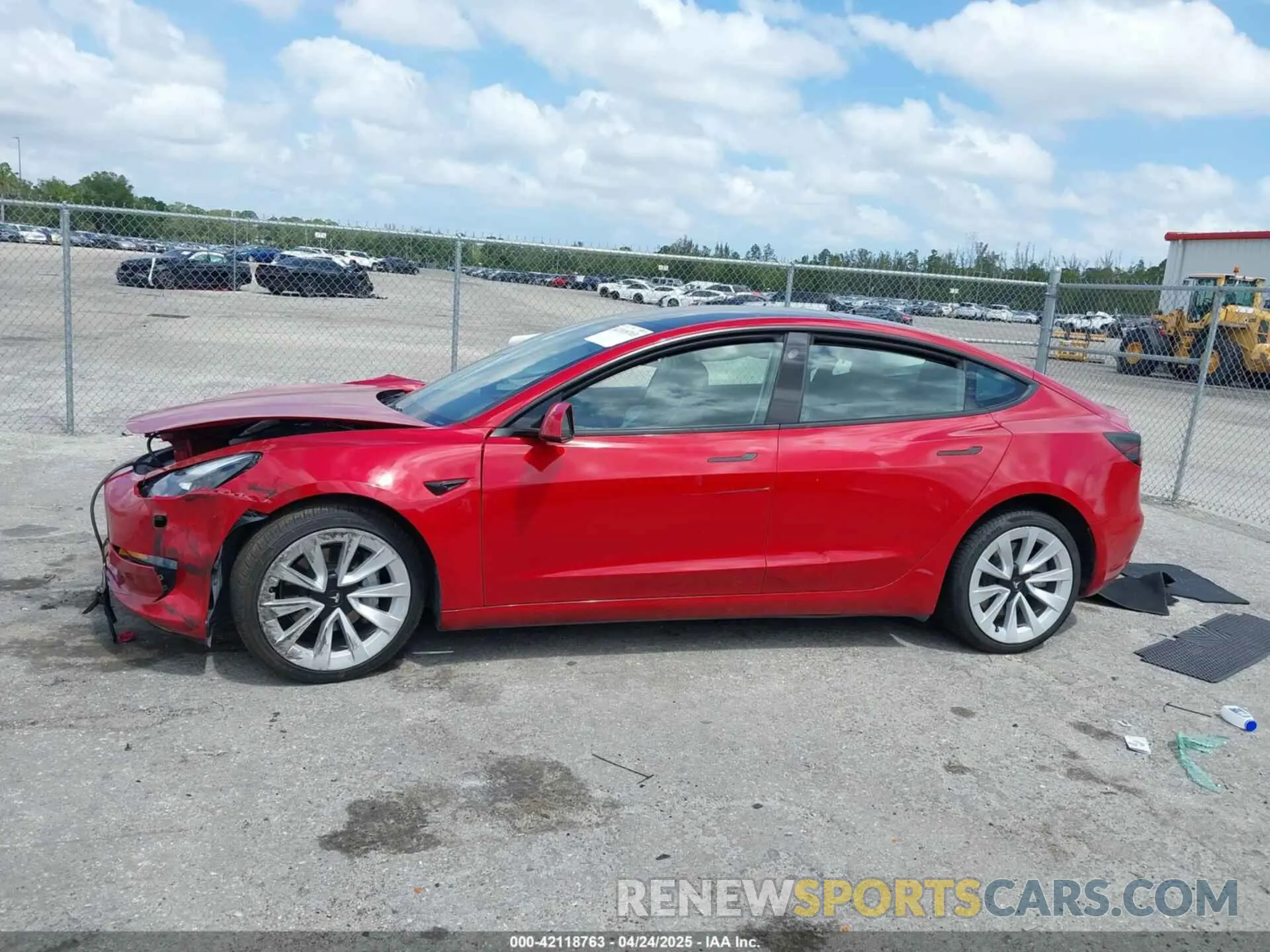 13 Фотография поврежденного автомобиля 5YJ3E1EAXNF288351 TESLA MODEL 3 2022