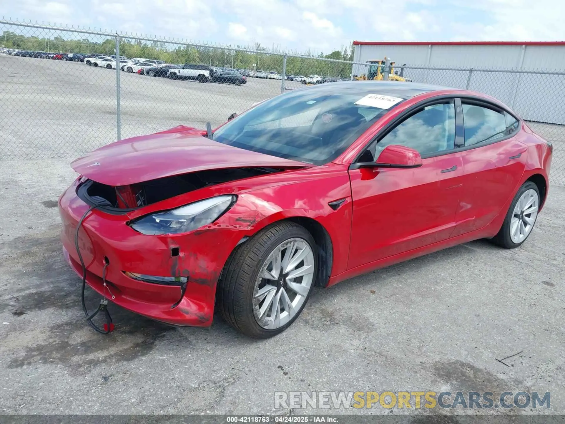 6 Фотография поврежденного автомобиля 5YJ3E1EAXNF288351 TESLA MODEL 3 2022