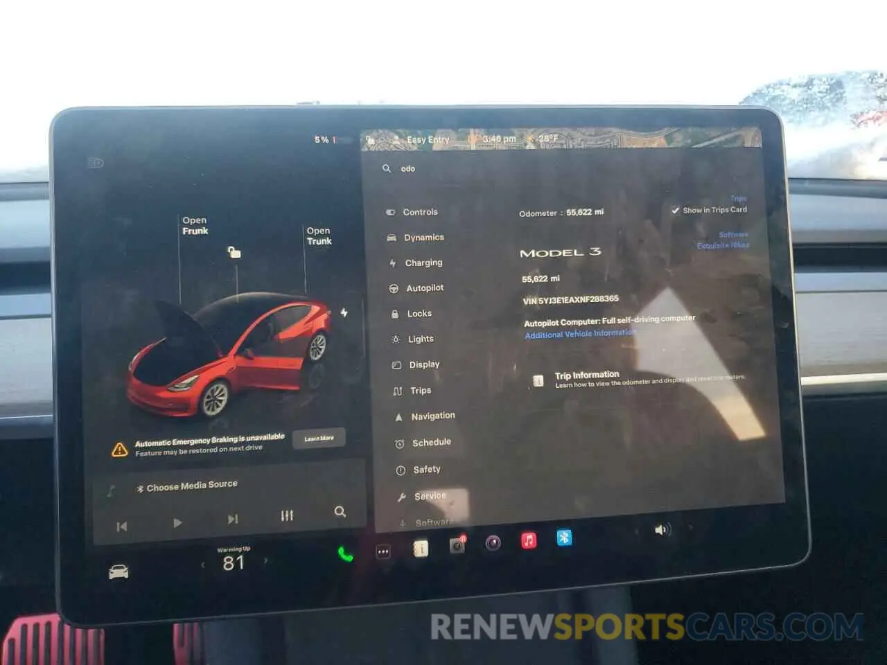 9 Photograph of a damaged car 5YJ3E1EAXNF288365 TESLA MODEL 3 2022