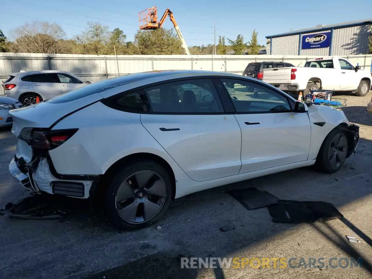 3 Фотография поврежденного автомобиля 5YJ3E1EAXNF301955 TESLA MODEL 3 2022