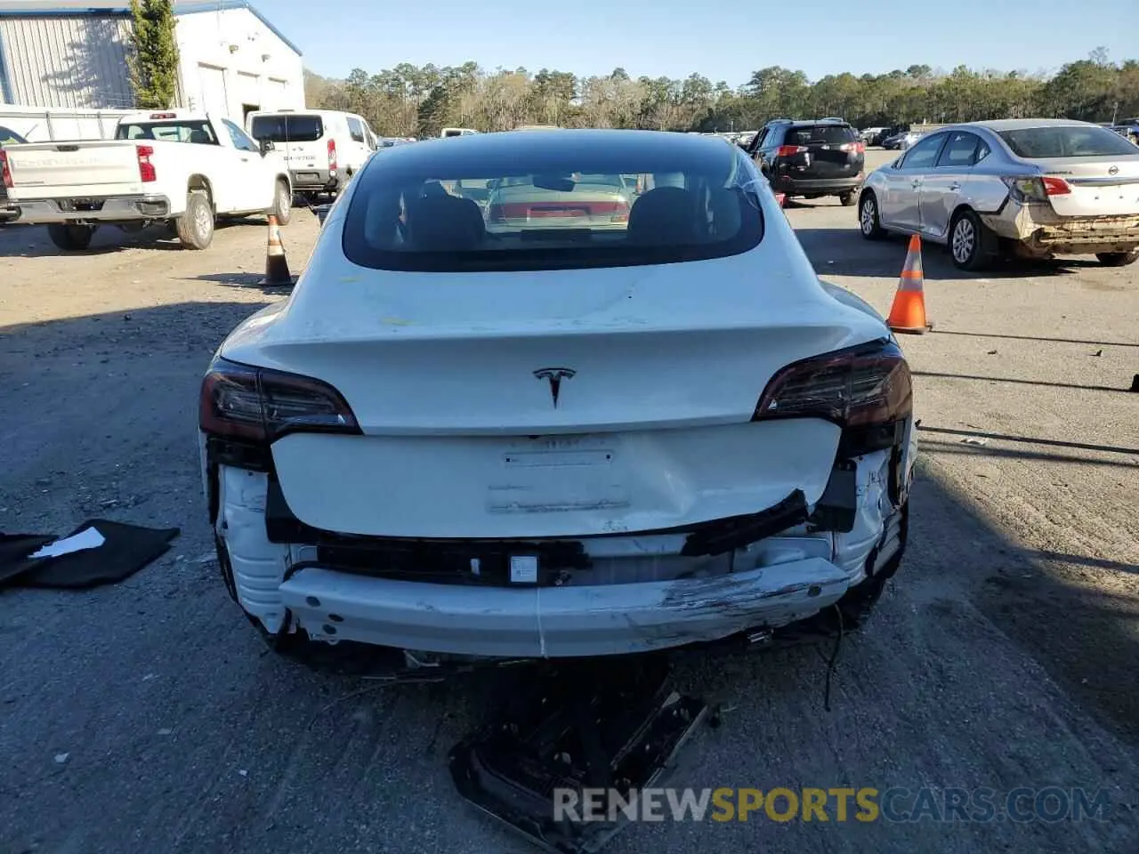 6 Фотография поврежденного автомобиля 5YJ3E1EAXNF301955 TESLA MODEL 3 2022