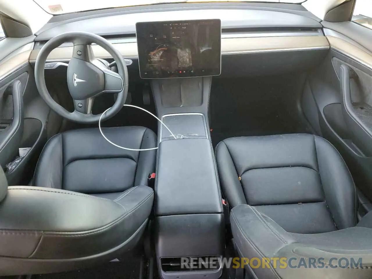 8 Фотография поврежденного автомобиля 5YJ3E1EAXNF301955 TESLA MODEL 3 2022
