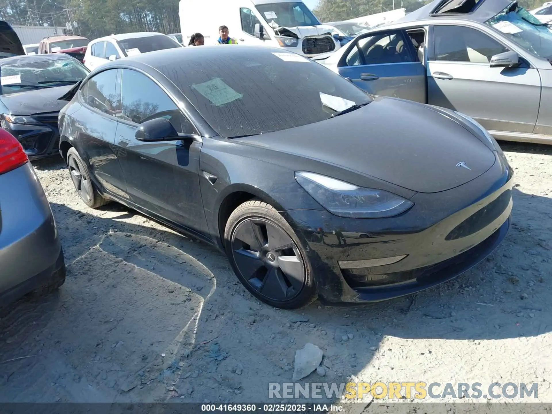 1 Фотография поврежденного автомобиля 5YJ3E1EAXNF305410 TESLA MODEL 3 2022