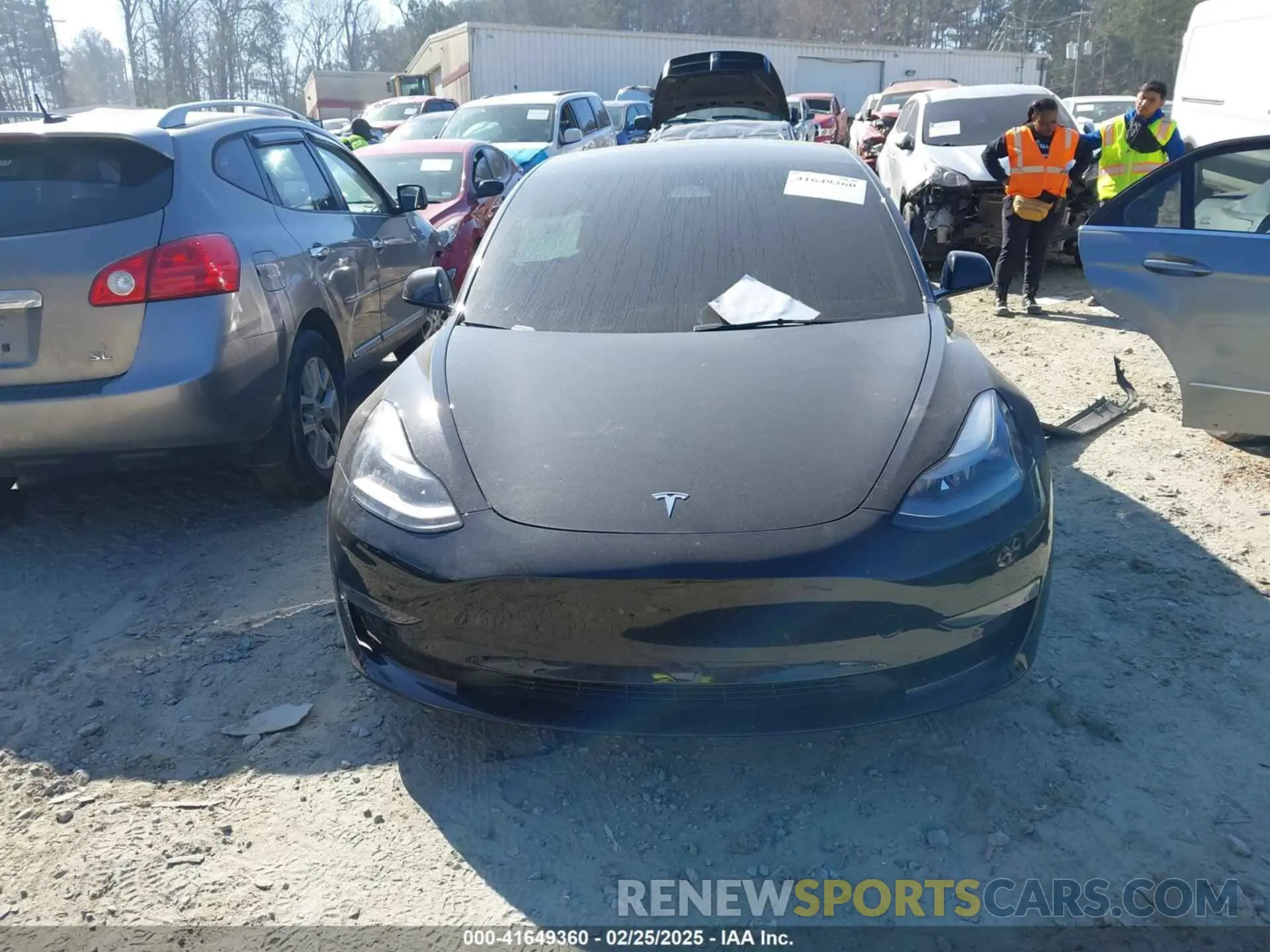 12 Фотография поврежденного автомобиля 5YJ3E1EAXNF305410 TESLA MODEL 3 2022