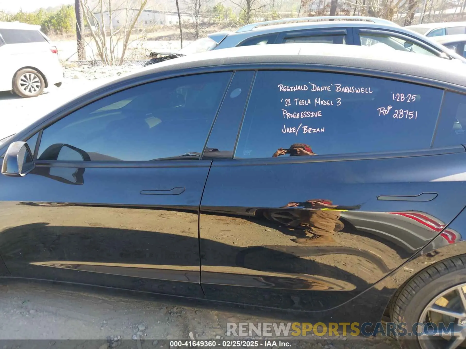 14 Фотография поврежденного автомобиля 5YJ3E1EAXNF305410 TESLA MODEL 3 2022
